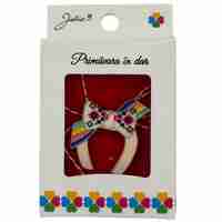 Martisor Brosa Mica in Cutie, Jolie, Dimensiune Brosa 2.5-3cm, Material Metal, Model Potcoava cu Funda