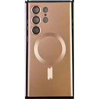 Husa de protectie Vafy, cu incarcare Wireless, Tehnologie Magsafe, pentru Samsung Galaxy S23 Plus , Rose Gold