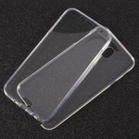 Husa de protectie Flippy® pentru Samsung A7 2016 Full Tpu 360 V2 Transparent cu margini albe