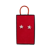 Cercei din Argint 925, Jolie Silver, pentru Dama, Model Stea de Mare, 0.92 g, Design Elegant si Romantic, Argintiu