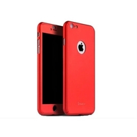 Husa Apple iPhone 7 IPAKY Full Cover 360 Rosu + Folie Cadou