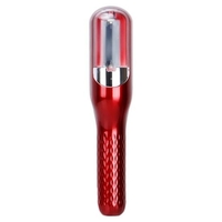 Aparat de Reparare a Varfurilor Despicate, Vafy, Netezirea Firului de Par, din ABS+PC, cu Ioni Negativi, Baterie 500 mAh, 24.8 x 5.3 x 5 cm, Rosu