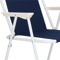 Scaun de plaja Sersimo GC049, pliabil, 100kg, 52x74cm, bleumarin