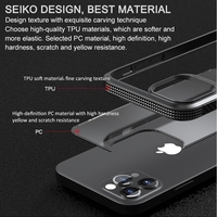 Husa Hibrid Defender MG Series pentru iPhone 14 Pro Max, Vafy, Protectie Antisoc, Negru