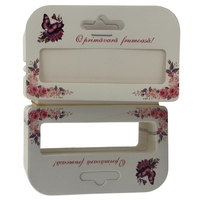 Set 100 Bucati Ambalaje de Carton pentru Martisor, Flippy, Cutii Bratara, Model Fluturi Mov