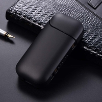 Husa Vafy pentru IQOS 2.4 Plus, Capac de Protectie, Anti Soc si Zgarieturi, Full Body, din Plastic, 11.5 x 5 x 2.3 cm, Negru