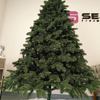 Brad artificial Christmas Deluxe by Sersimo, Canada verde, 3D, 180cm