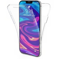 Husa de protectie Vafy compatibila cu Apple iPhone 13 Pro Full Tpu 360 Transparent