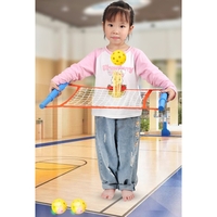 Joc Spikeball, Flippy, Joc in 2, pentru Plaja, Parcuri, Interior, 2 Plase, 2 Mingi, Multicolor