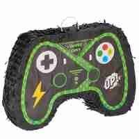 Pinata Controler Gamepad pentru Petrecere, Flippy, din Hartie si Carton, Pinata pentru Petreceri, 42 x 28 x 8 cm, Negru