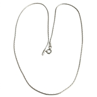 Lantisor din Argint 925, Jolie Silver, pentru Dama, Model Sfoara, 1.7 g, 38 cm, Design Delicat si Romantic, Argintiu
