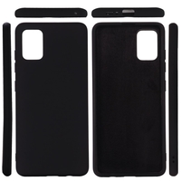 Husa protectie compatibila cu Samsung S10 Lite Liquid Silicone Case Negru