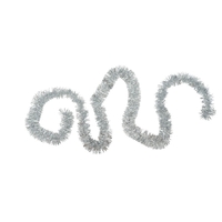 Beteala Craciun, Flippy, argintiu, marimea: 2 m x 5 cm material:folie PVC, interior/exterior