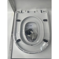 Capac de Toaleta cu Reductie 2 in 1, Flippy, pentru Copii si Adulti, Coborare Lenta si Silentioasa, Instalare Usoara, din PP5 , in Forma de U, Alb