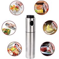 Pulverizator ulei Flippy, spray, material otel inoxidabil, manual, 100 ml, 17.7 x 4 cm, argintiu