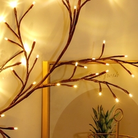 Instalatie Craciun tip Creanga Vafy, 144 LED-uri, Conectare USB, 8 Jocuri de Lumini, Telecomanda, 2.5 m, Prelungitor 2 m, 3V, Fir Negru, Alb Cald