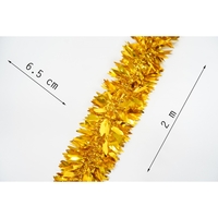 Beteala Craciun, Flippy, auriu, marimea: 2 m x 6.5 cm material:folie PVC, interior/exterior