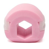 Dispozitiv de Tonifiere Faciala, Flippy, din Silicon, Corectare Mandibula/Maxilar, Roz