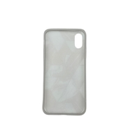 Husa protectie pentru Apple iPhone X/XS Soft IMD TPU Marble Geometric Albastru