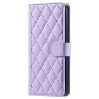 Husa de Protectie Tip Carte, Vafy, pentru Apple iPhone 15 Pro, Model cu Suport si Capsa, Antisoc, Rezistenta la Impact, Protectie Camera, Mov