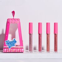 Set de Buze, KEVIN & COCO, Cloud Bubble, 4 Lip Gloss-uri, 15.1 x 8.1 x 2 cm, Roz/Nude