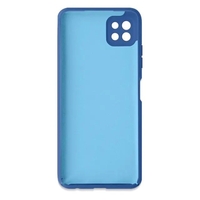 Husa protectie Vafy pentru Samsung A22 5G Liquid Silicone Albastru Inchis