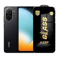 Folie de Protectie pentru Xiaomi Poco C71, Vafy, Sticla Securizata ESD, Margini Negre, Rezistenta la Zgirieturi, Antistatica, 0.35 mm, Transparenta