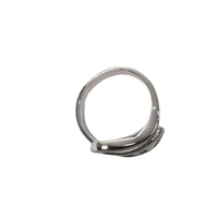 Inel pentru Dama Argint 925, Jolie, Model Sarpe Dublu 5.2 gr, Marimea 58, 2.5 x 2 cm, Argintiu