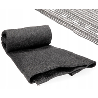 Plasa umbrire si intimitate pentru gard, 1.5m latime, 50m lungime, 135g densitate 90%, gri antracit