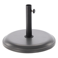 Suport baza pentru umbrele de gradina, din beton, 45 cm diametru, 16kg, gri