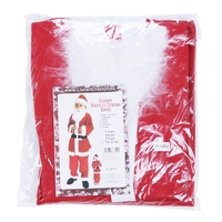 Costum Mos Craciun Flippy® Baiat, 10-12 ani, 5 piese, Polar