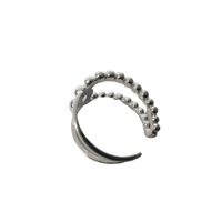 Inel Argint 925 Reglabil cu Bilute, 3.6 g
