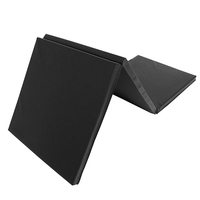 Saltea fitness groasa pentru antrenamente gimnastica, pliabila, 180x60x5cm, negru