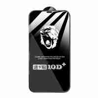 Folie de Protectie, Vafy, pentru Apple iPhone 15 Plus, Tempered Glass 10D, Full Cover, Margini Negre, Transparent