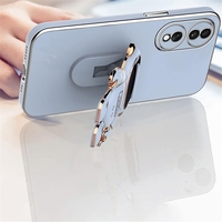 Husa Telefon 2in1, Vafy, Compatibila Huawei P60 Pro, Carcasa TPU cu Suport Inclus Tip Astronaut, Protectie Camere, Albastru