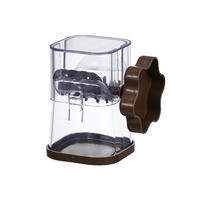 Dispozitiv de Zdrobit, Flippy, pentru Alune, Nuci, Ciocolata, Manual, din ABS, 10 x 7.2 cm, Maro