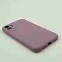 Husa de Protectie, Vafy, pentru Apple iPhone 12 Pro Max, din Silicon Lichid, cu Interior din Microfibra, Mov