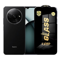 Folie de Protectie pentru Xiaomi Redmi A3x, Vafy, Sticla Securizata ESD, Margini Negre, Rezistenta la Zgirieturi, Antistatica, 0.35 mm, Transparenta