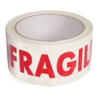 Set 36 Role Banda Adeziva Fragile, Low Noise, 50mmx66m, Sigilare Colete/Pachete Sensibile, Transparent