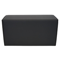 Cutie de Depozitare Auto, Flippy, Geanta Multifunctionala din Piele Ecologica, Organizator Premium Portbagaj, 2 Compartimente Depozitare, Pliabil si Rezistent la Uzura, Negru, 55 x 30 x 30cm