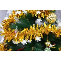 Beteala Craciun, Flippy, auriu, marimea: 2 m x 9 cm x 9 cm material:folie PVC, interior/exterior