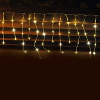 Instalatie Craciun Tip Turturi, IP44, 5 m, 143 Led-uri, Alb cald, 8 jocuri de lumini, 31V, Interconectabila, Prelungitor 5 m inclus, Fir Cupru, Vafy, Interior/Exterior