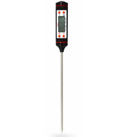 Termometru digital pentru gratar sau bucatarie, cu sonda, 22 cm, afisaj LCD
