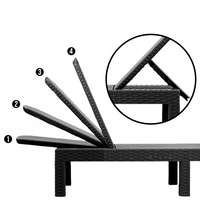 Sezlong pliabil tip valiza, 3 pozitii reglare, structura usoara pentru transport, 186x60x30 cm, gri