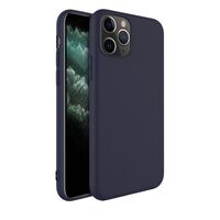 Husa protectie Vafy compatibila cu Samsung A22 4G Matte Tpu Albastru Inchis Mat