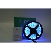 Instalatie Craciun, tip Banda RGB Multicolor Luminoasa cu telecomanda, 5 m, 270 Led-uri, Vafy, Atentie! Necesita Alimentator