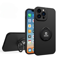 Husa Telefon Eagle Eye, Vafy, Compatibila Samsung A52 5G, cu Suport Auto Magnetic si Inel, Negru