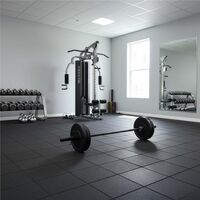 Bara haltera dreapta pentru greutati 120 cm, diametru 25 mm, otel, incarcare maxima 140 kg, negru