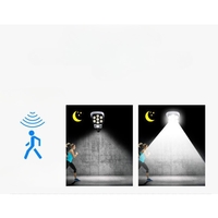 Camera de supraveghere falsa, incarcare solara, 77 LED-uri, senzor de miscare, Flippy