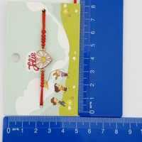 Martisor Bratara pentru Copii, Jolie, Model Inima, din Metal Auriu cu Snur Impletit Rosu, Roz